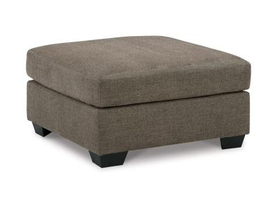 Mahoney Oversized Accent Ottoman in Chocolate - 3100508