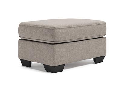 Signature Design by Ashley Greaves Ottoman With Corner-blocked Frame In Stone - 5510414