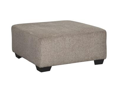 Ballinasloe Oversized Accent Ottoman in Platinum - 8070208