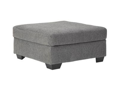 Benchcraft Dalhart Oversized Accent Ottoman 8570308 Charcoal