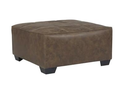 Benchcraft Abalone Oversized Accent Ottoman 9130208 Chocolate