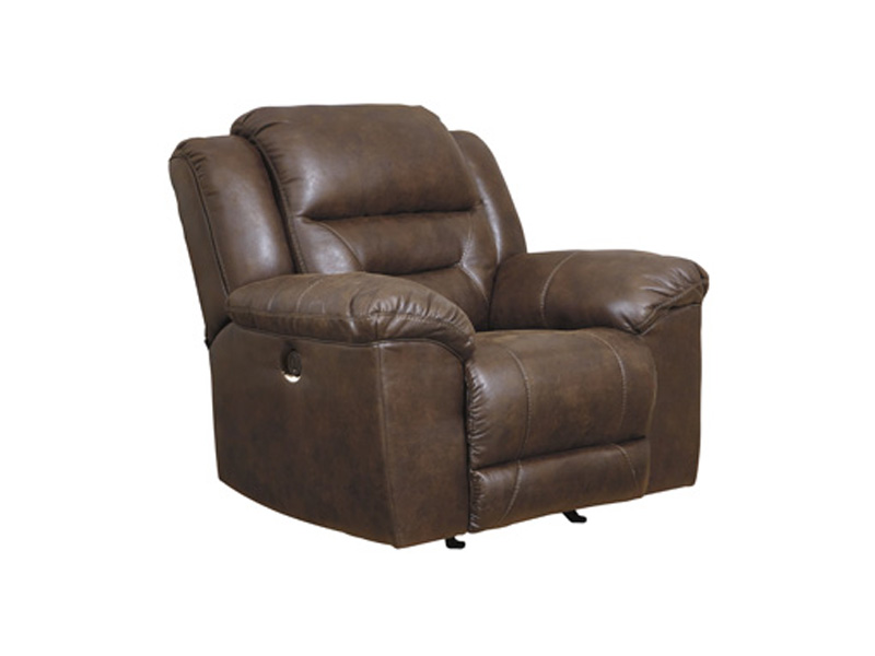 Signature Design by Ashley Stoneland Power Rocker Recliner in Chocolate - 3990498