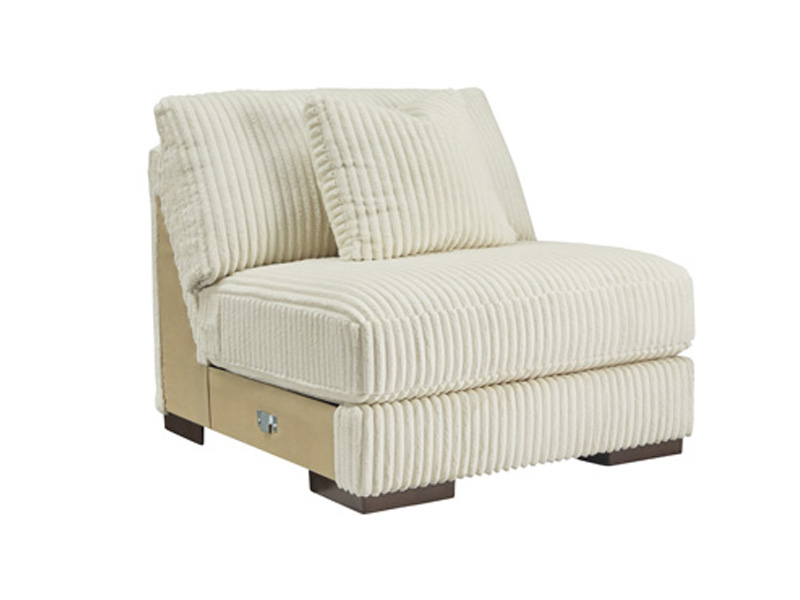 Ashley Furniture Lindyn Armless Chair 2110446 Ivory