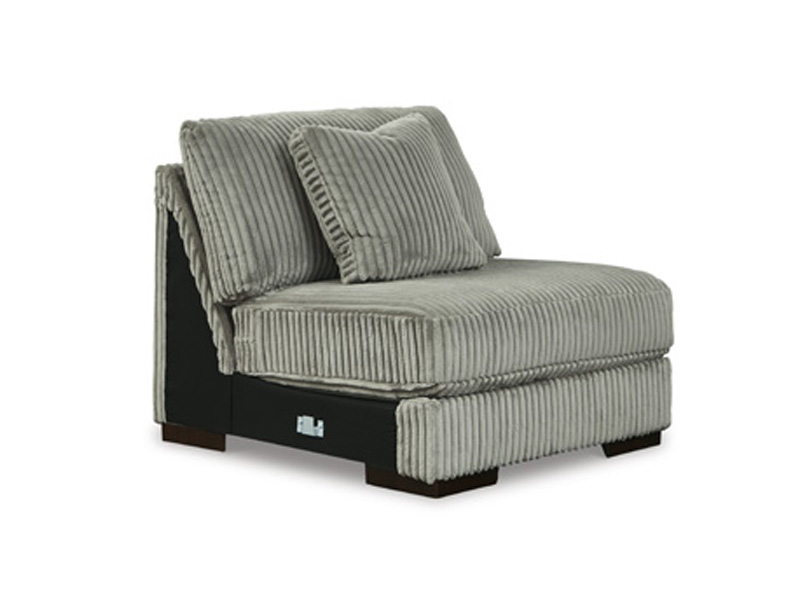 Ashley Furniture Lindyn Armless Chair 2110546 Fog