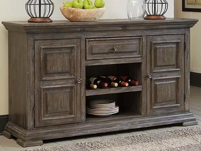 Signature Design by Ashley Wyndahl Dining Room Server D813-60 Rustic Brown
