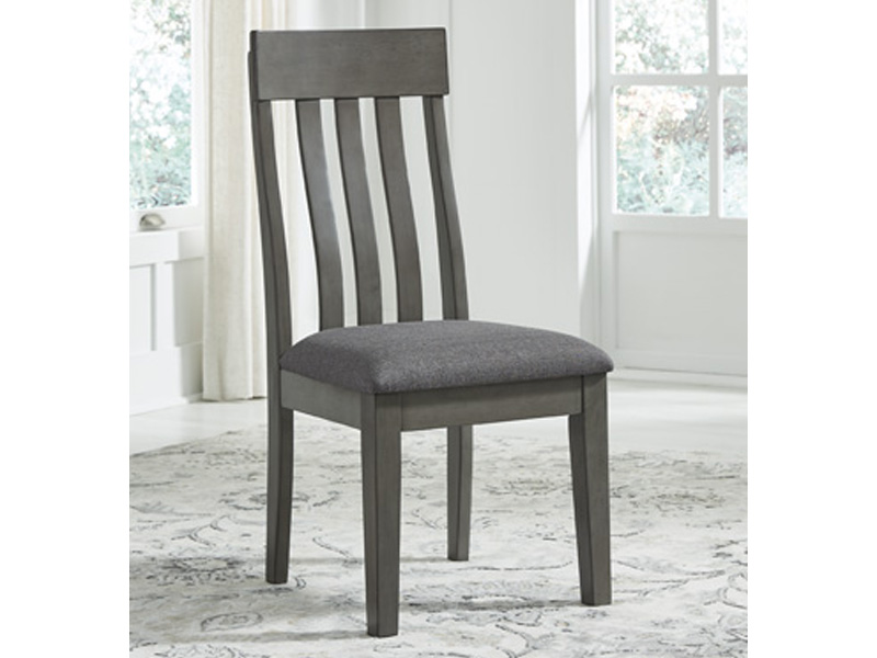 Signature Design by Ashley Hallanden Dining UPH Side Chair (2/CN) in Two-tone Gray - D589-01