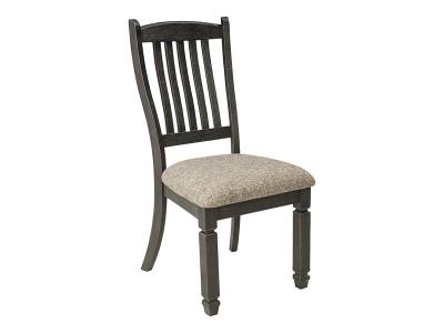 Signature Design by Ashley Tyler Creek Dining UPH Side Chair (2/CN) D736-01 Black/Grayish Brown