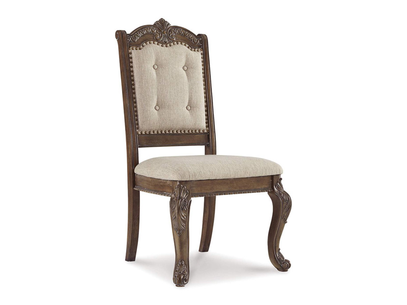 Signature Design by Ashley Charmond Dining UPH Side Chair (2/CN) D803-01 Brown