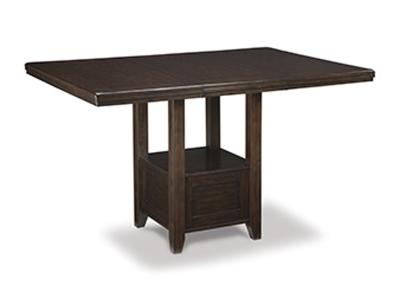 Signature Design by Ashley Haddigan RECT DRM Counter EXT Table D596-42 Dark Brown