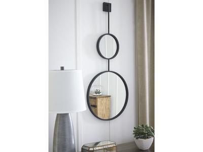 Signature by Ashley Accent Mirror/Brewer/Black A8010166