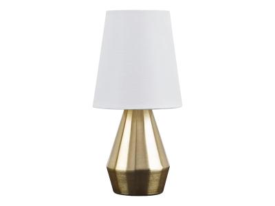 Signature Design by Ashley Lanry Metal Table Lamp (1/CN) L204404 Brass Finish