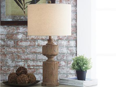 Signature Design by Ashley Madelief Poly Table Lamp (1/CN) L235384 Brown