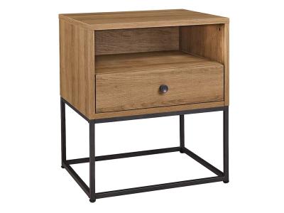 Signature Design by Ashley Thadamere One Drawer Night Stand B060-91 Light Brown