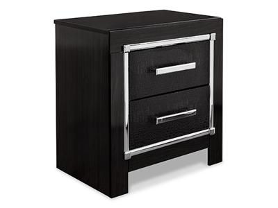 Signature Design by Ashley Kaydell Two Drawer Night Stand B1420-92 Black
