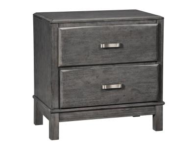 Signature Design by Ashley Caitbrook Two Drawer Night Stand B476-92 Gray
