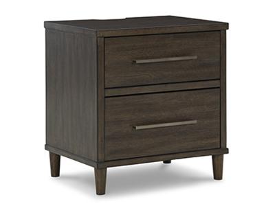 Signature Design by Ashley Wittland Two Drawer Night Stand in Brown - B374-92
