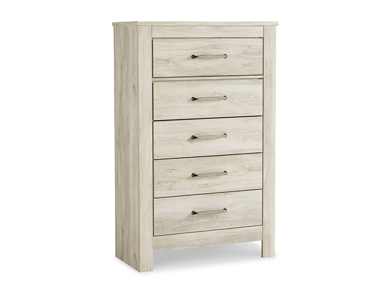 Signature Design by Ashley Bellaby Five Drawer Chest B331-46 Whitewash