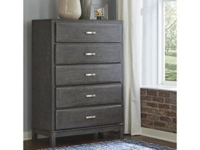 Signature Design by Ashley Caitbrook Five Drawer Chest B476-46 Gray