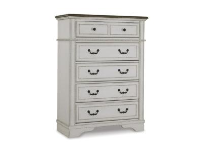 Signature Design by Ashley Brollyn Five Drawer Chest B773-46 Two-tone