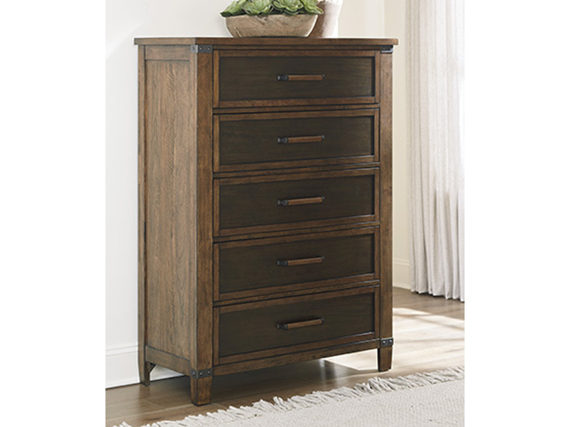 Benchcraft Wyattfield Two-Tone Chest with 5 Drawers - B759-46