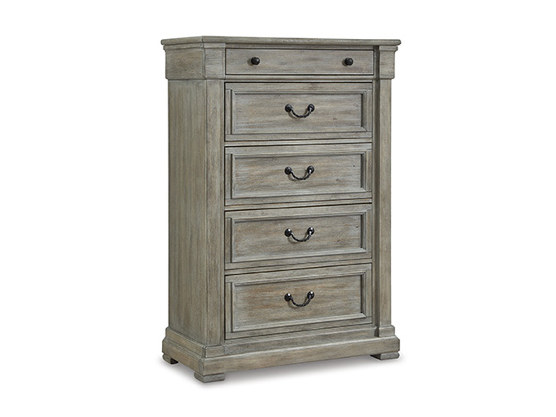 Signature Design by Ashley Moreshire Five Drawer Chest B799-46 Bisque
