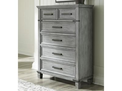 Signature Design by Ashley Russelyn Five Drawer Chest B772-46 Gray