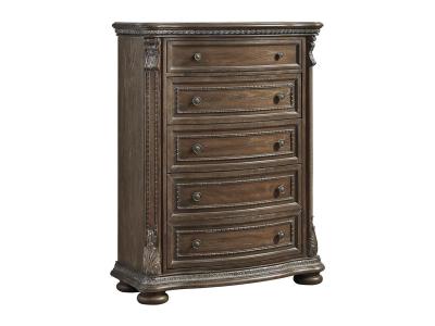 Signature Design by Ashley Charmond Five Drawer Chest B803-46 Brown