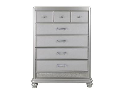 Signature Design by Ashley Coralayne Five Drawer Chest B650-46 Silver