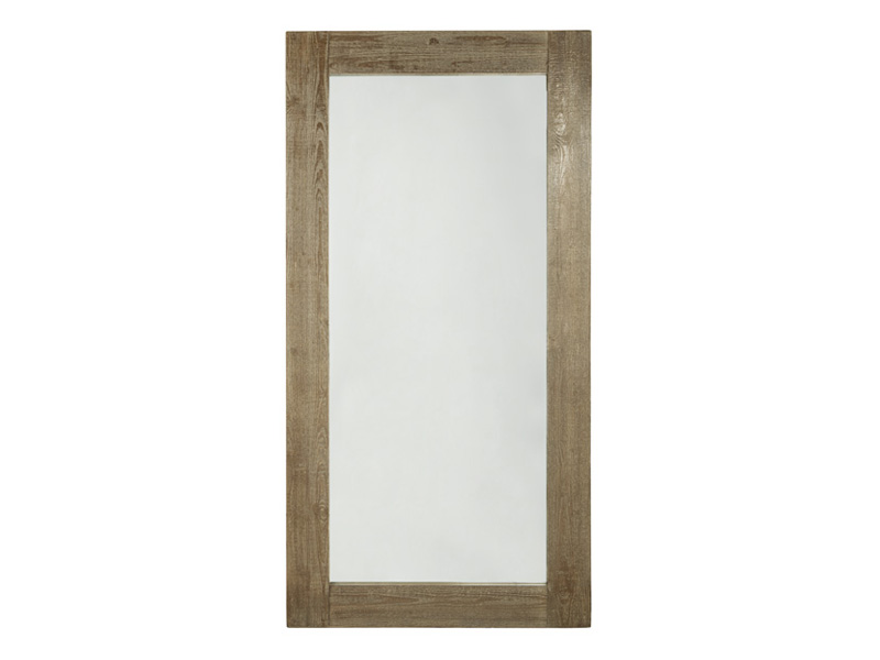 Signature Design by Ashley Waltleigh Floor Mirror Distressed Brown - A8010278