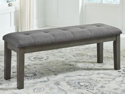 Signature Design by Ashley Hallanden Large UPH Dining Room Bench D589-00 Two-tone Gray