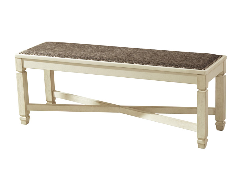 Signature Design by Ashley Bolanburg Large UPH Dining Room Bench D647-00 Two-tone