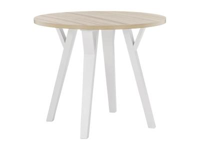 Signature Design by Ashley Grannen Round Dining Table D407-15 White/Natural