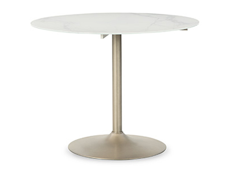 Signature Design by Ashley Barchoni Round Dining Room Table D262-15 Two-tone