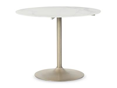 Signature Design by Ashley Barchoni Round Dining Room Table D262-15 Two-tone