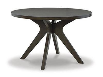 Signature Design by Ashley Wittland Round Dining Room Table D374-15 Dark Brown