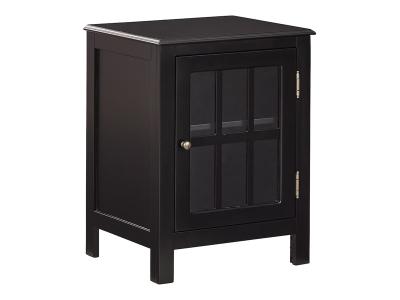 Signature Design by Ashley Opelton Accent Cabinet in Black - A4000378