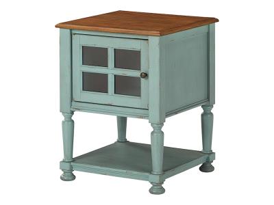 Signature Design by Ashley Mirimyn Accent Cabinet in Teal/Brown - A4000381
