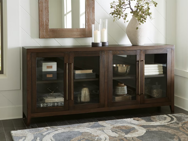 Signature Design by Ashley Balintmore Accent Cabinet in Dark Brown - A4000400 