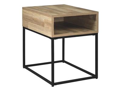 Signature Design by Ashley Gerdanet Rectangular End Table T150-3 Natural