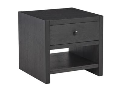 Ashley Furniture Foyland Square End Table in Black - T989-2