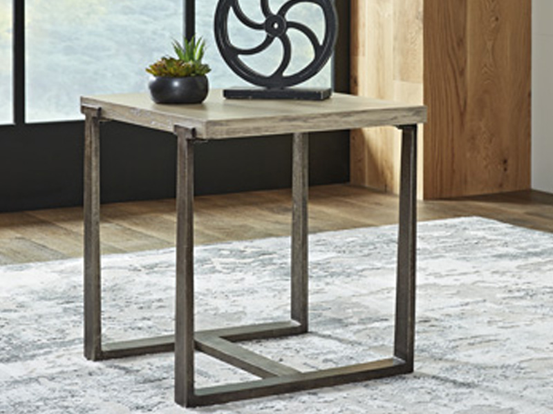 Signature Design by Ashley Dalenville Rectangular End Table T965-3 Gray