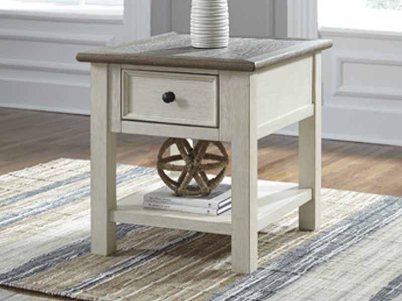 Signature Design by Ashley Bolanburg Rectangular End Table T637-3 Two-tone