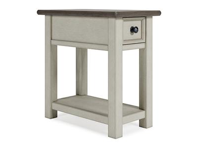Signature Design by Ashley Bolanburg Chair Side End Table T637-107 Two-tone