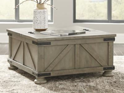 Signature Design by Ashley Aldwin Cocktail Table with Storage T457-20 Gray