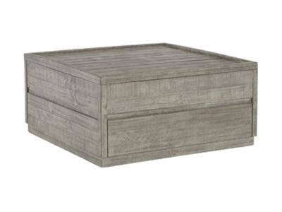 Ashley Furniture Krystanza Lift Top Cocktail Table Weathered Gray - T990-00