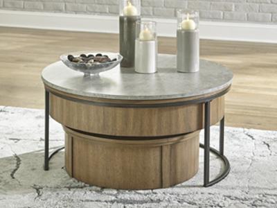 Signature Design by Ashley Fridley Nesting Cocktail Tables (2/CN) T964-8 Gray/Brown/Black