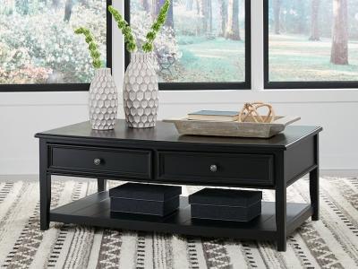 Signature Design by Ashley Beckincreek Rectangular Cocktail Table T959-1 Black