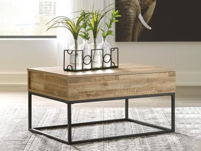 Signature Design by Ashley Gerdanet Lift Top Cocktail Table T150-9 Natural