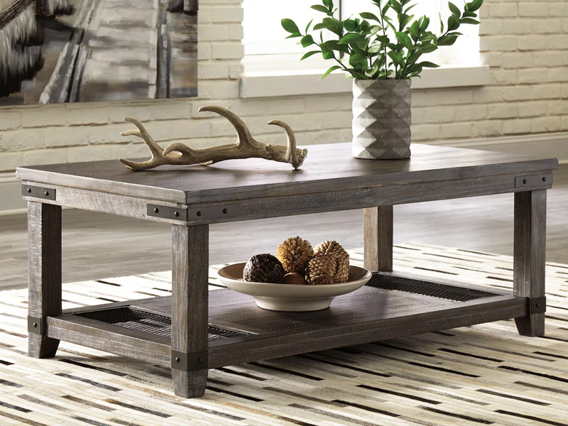 Signature Design by Ashley Danell Ridge Rectangular Cocktail Table T446-1 Brown