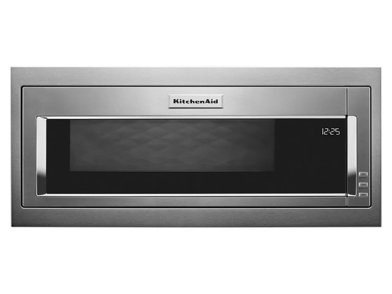 30" KitchenAid 1.1 Cu. Ft. Built In Microwave With Slim Trim Kit In Stainless Steel - YKMBT5011KS